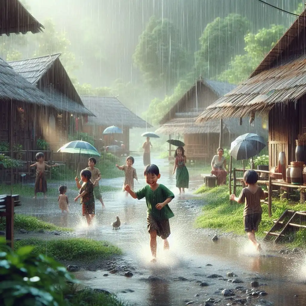 Mandi Hujan: Antara Nostalgia Masa Kecil dan Risiko Kesehatan yang Perlu Diwaspadai