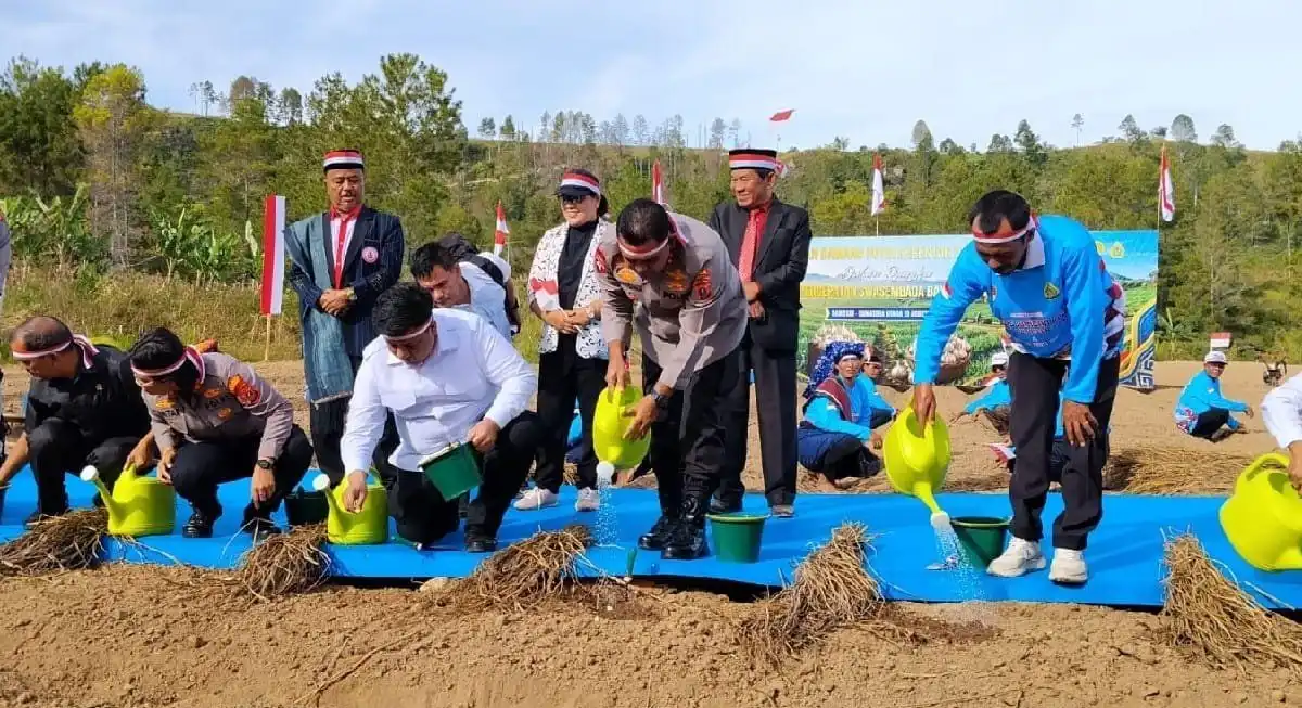 Polda Sumut Siapkan 6,16 Hektare Lahan untuk Dukung Swasembada Bawang Putih