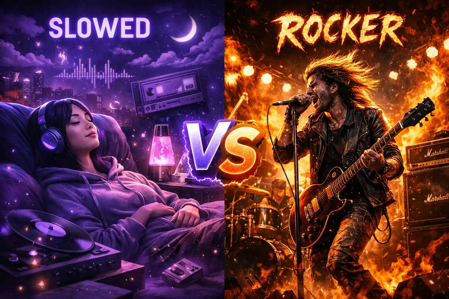 Kamu Tim Lagu Slow yang Syahdu atau Tim Rock yang Menggelegar?