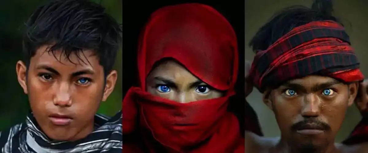 Bukan Editan, Bukan Softlens! Kok Bisa Ada Suku Indonesia Bermata Biru?