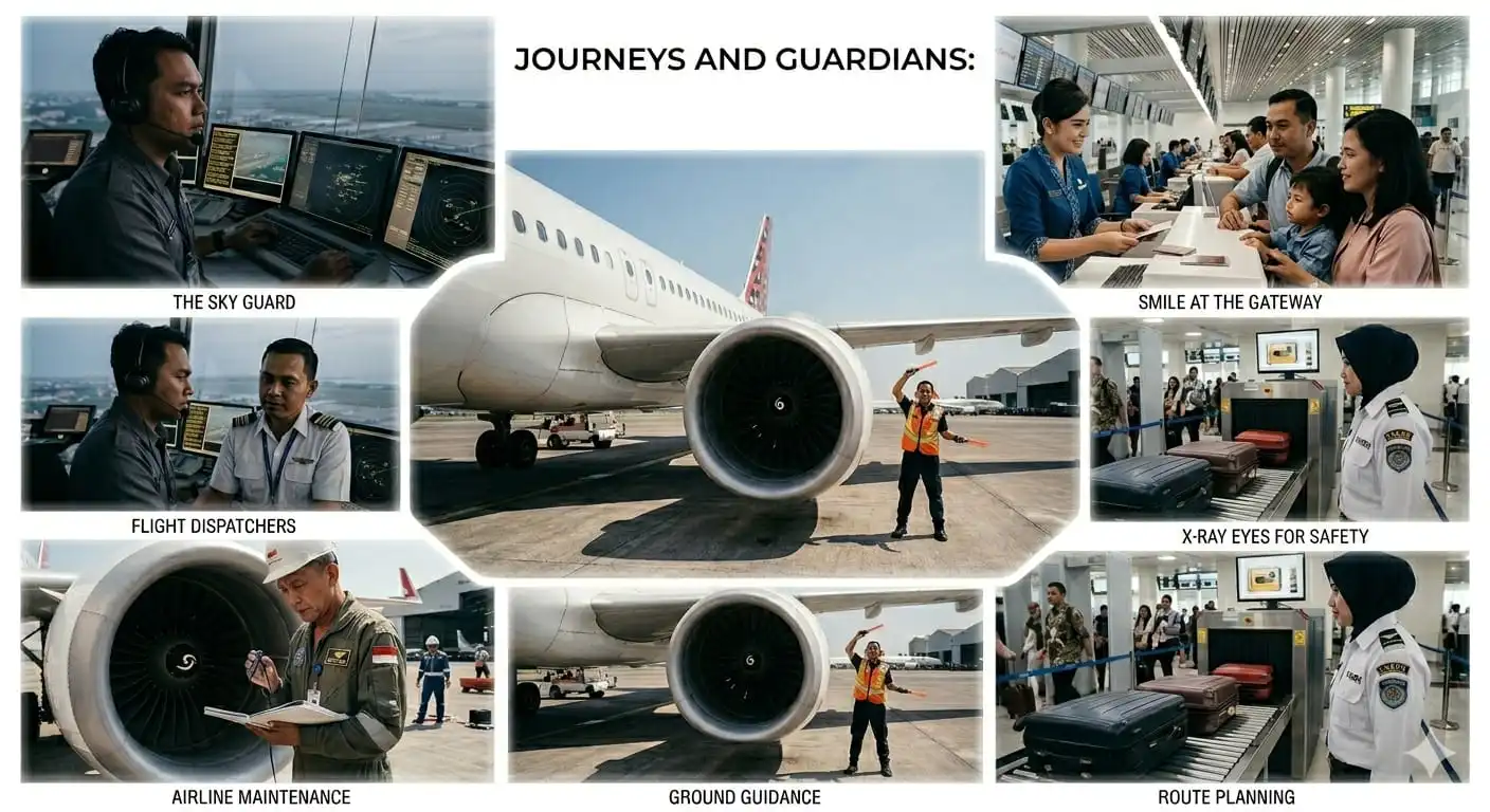 Selain Pilot dan Pramugari, Profesi Apa Saja yang Ada di Bandara? 