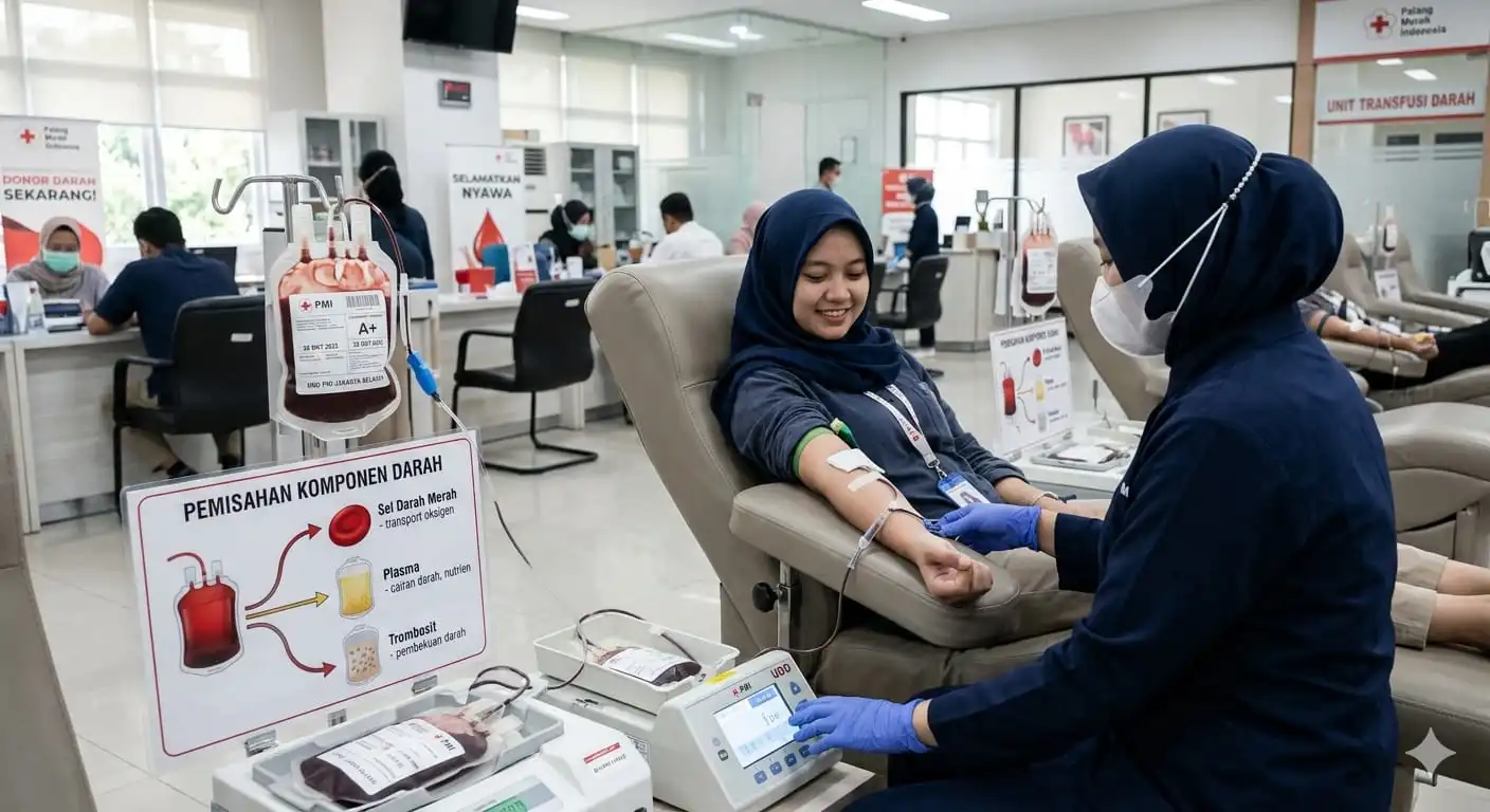 Apa yang Sebenarnya Diambil Saat Donor Darah?