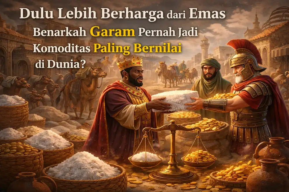 Dulu Lebih Berharga dari Emas, Benarkah Garam Pernah Jadi Komoditas Paling Bernilai di Dunia?