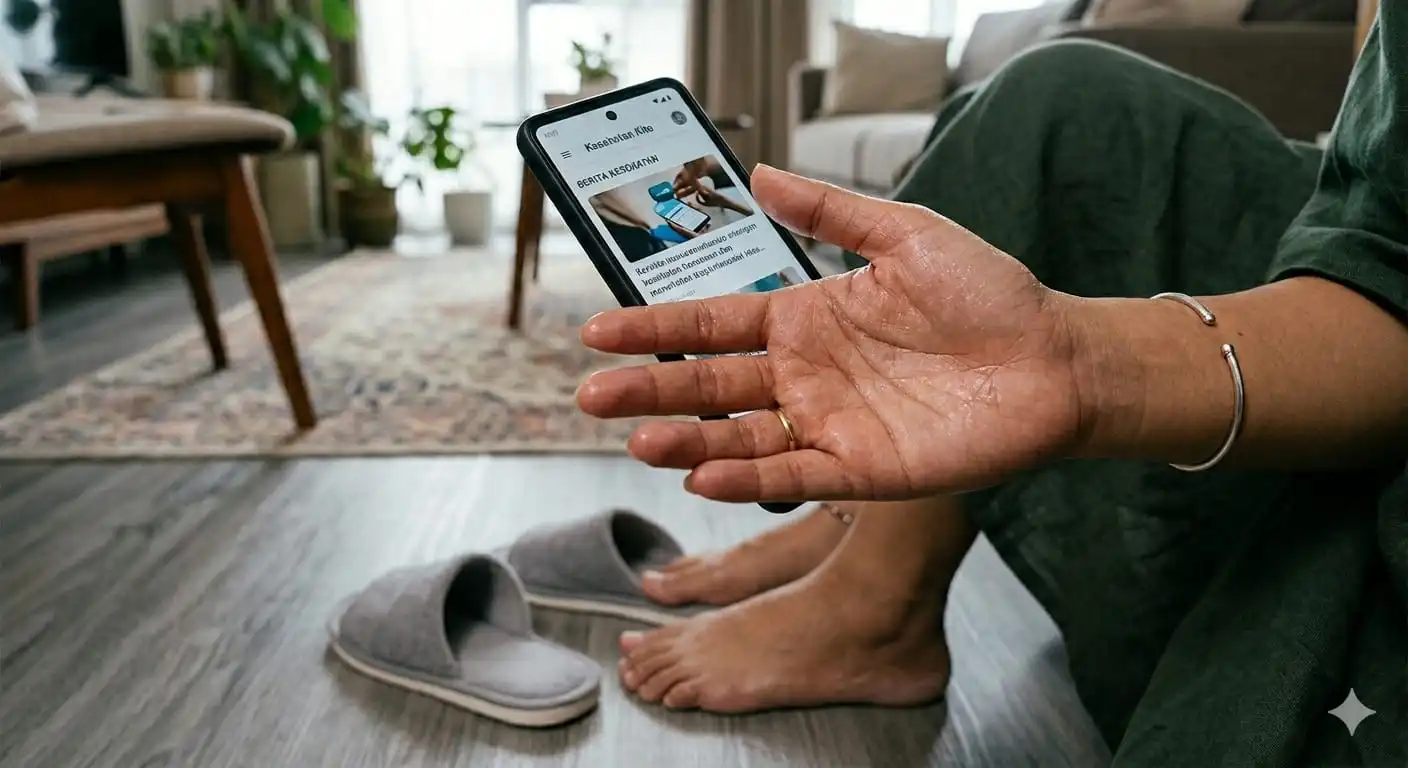 Kenapa Telapak Tangan dan Kaki Sering Berkeringat? 