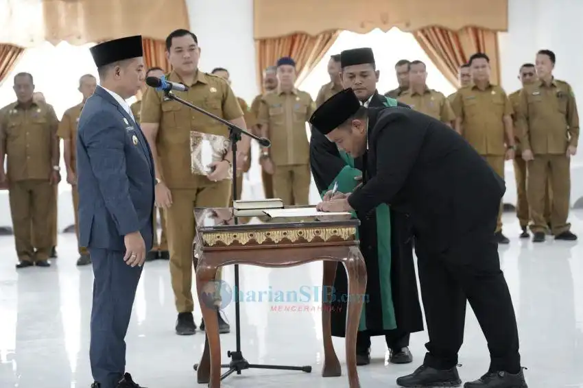 Pemkab Palas Rotasi 52 Pejabat, dr Sukri Habibi Jadi Direktur RSUD Sibuhuan.