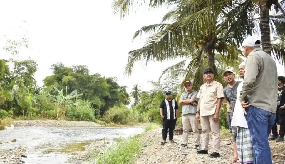 Pemkab Madina Segera Normalisasi Sungai dan Perkuat Tanggul di Simangambat