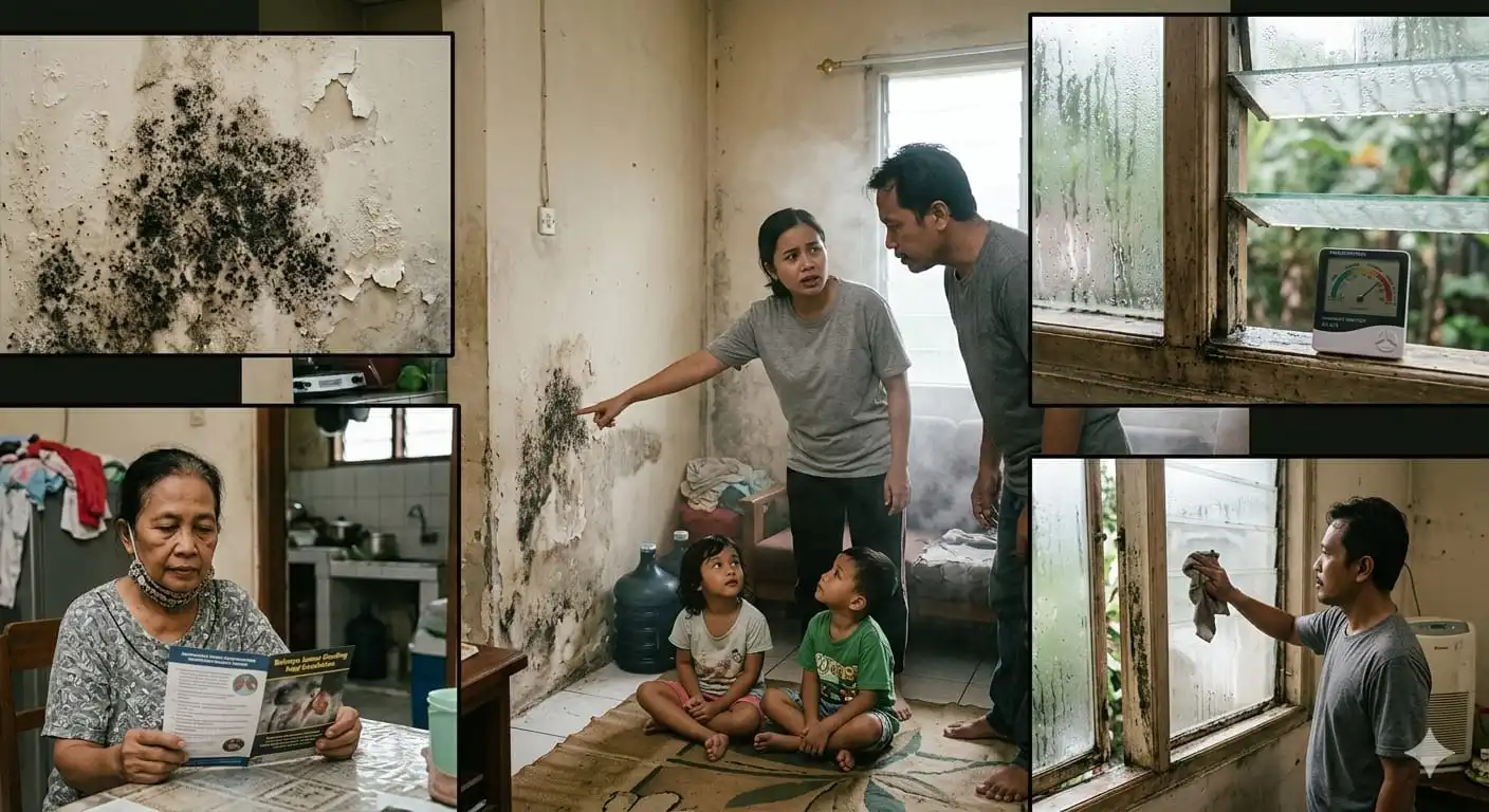 Jangan Anggap Remeh Bahaya Jamur Di Dinding Rumah