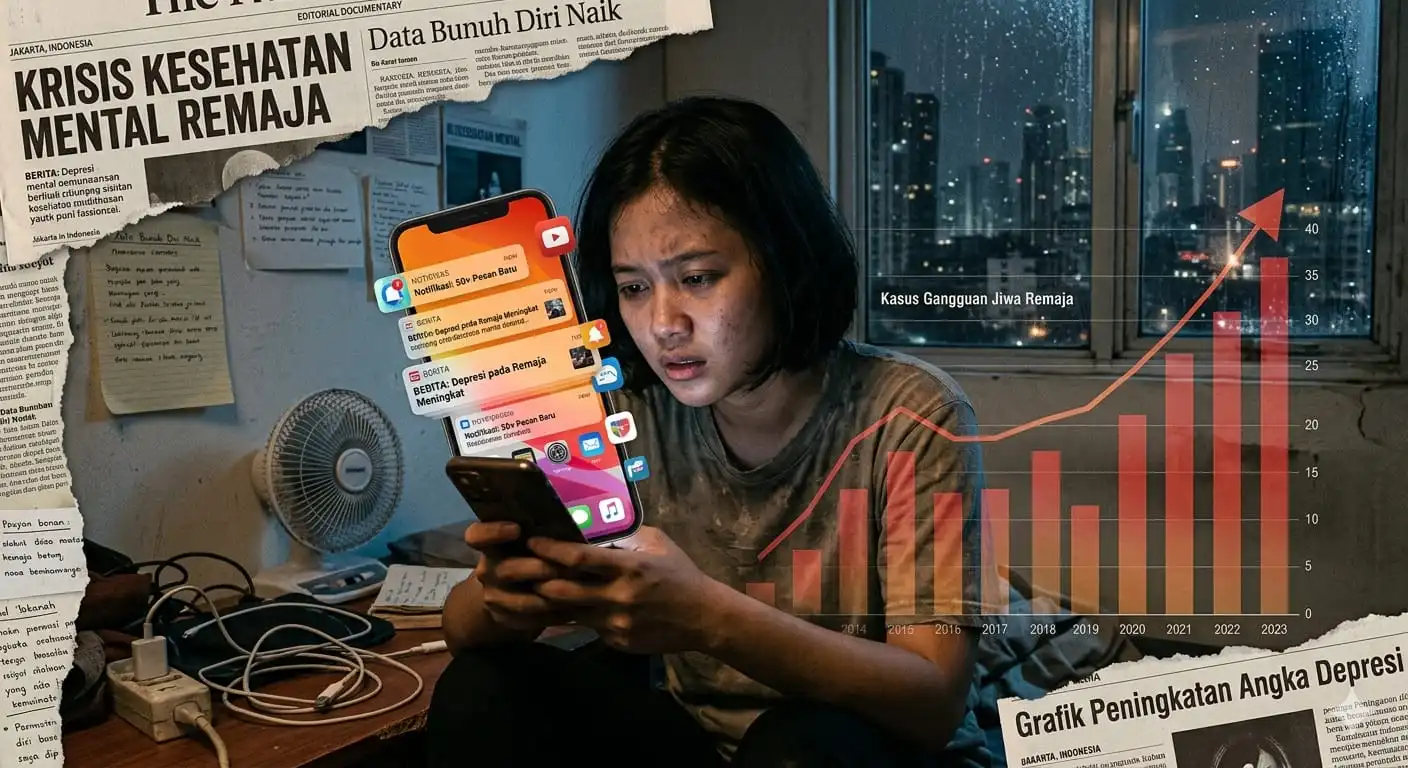 Krisis Kesehatan Mental di Indonesia: Data Terbaru yang Menunjukkan Kita Tidak Baik-Baik Saja