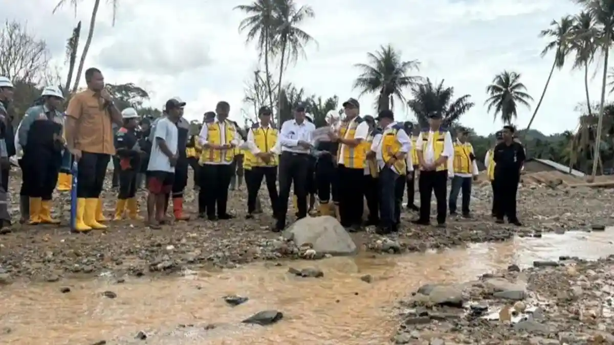 Hampir Setahun Pascabanjir, Pembangunan Tanggul di Tukka Tapteng Mulai Bergerak