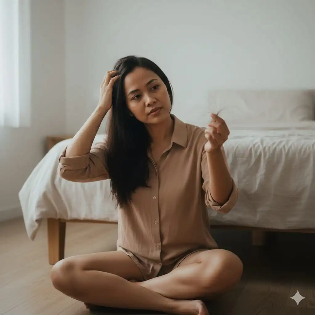 Benarkah Rambut Lebih Banyak Rontok Saat Stres? 