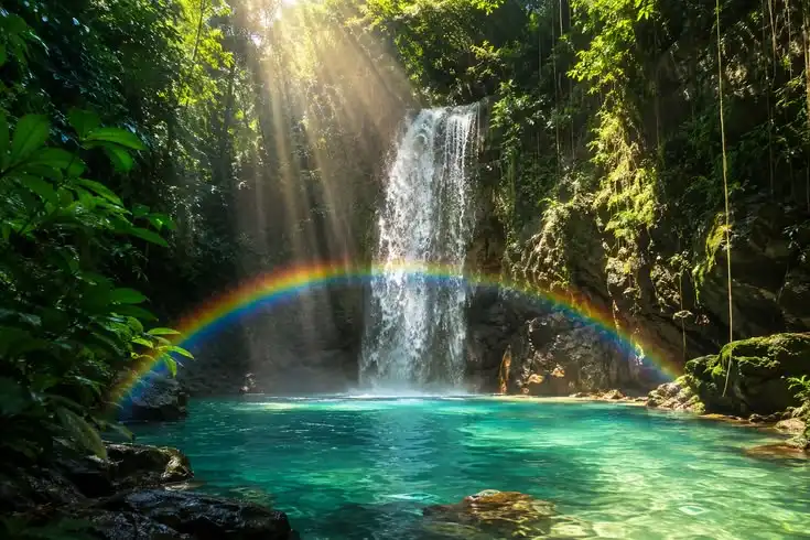Mengapa Pelangi Sering Terlihat di Dekat Air Terjun? Ini Penjelasan Ilmiahnya