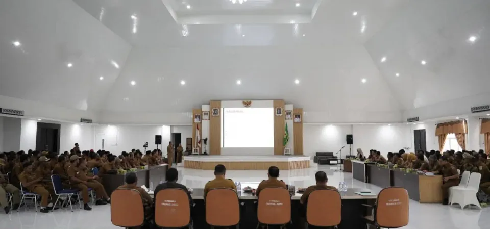 Perkuat Sinergi, Bupati Padanglawas Gelar Rakor Dengan Camat Dan 303 Kepala Desa