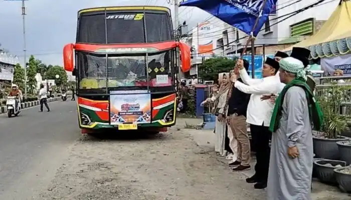 Pj Sekda Palas Berangkatkan 58 Calon Haji Ikuti Manasik di Medan