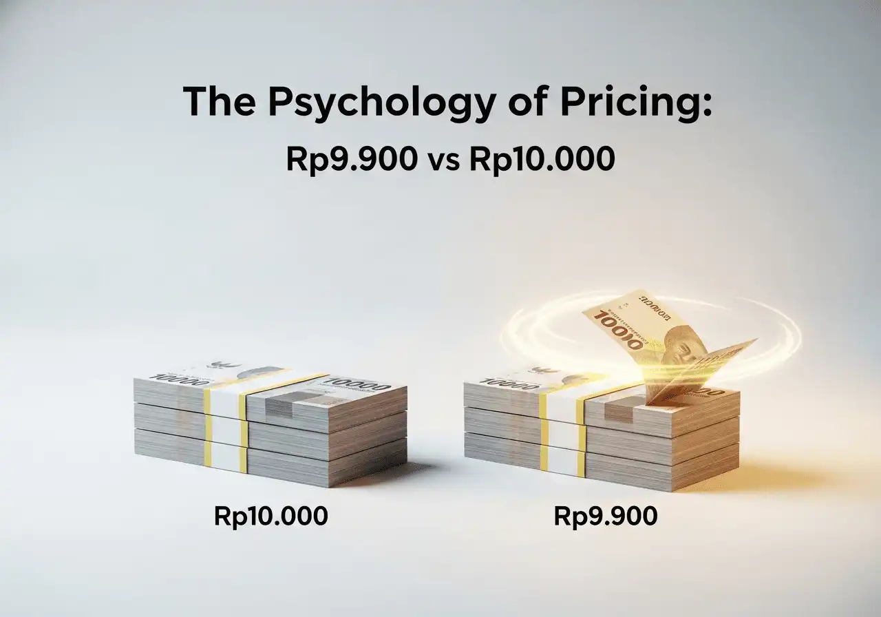 Rp9.900 Terasa Lebih Murah dari Rp10.000, Padahal Selisihnya Hanya Rp100
