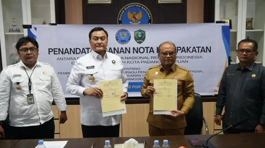BNNP Sumut dan Pemko Padangsidimpuan Bentuk ULT P4GN, Perkuat Perang Melawan Narkoba