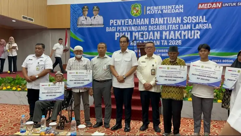 Pemko Medan Salurkan PKH Medan Makmur, 10.000 Warga Dapat Bantuan Rp800 Ribu