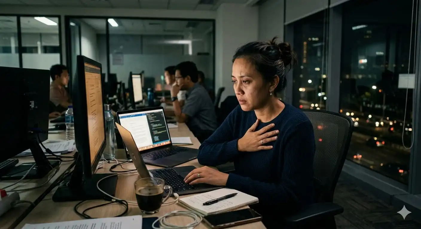 Kerja Berlebihan, Benarkah Bisa Memicu Serangan Jantung?  