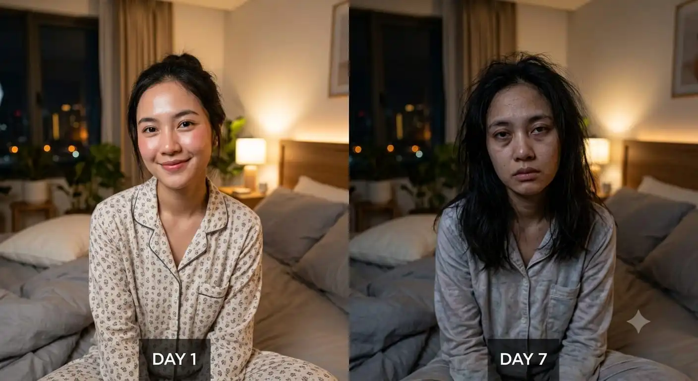 Kurang Tidur Selama Seminggu? Ini yang Terjadi pada Kulit dan Tubuh, Hari demi Hari