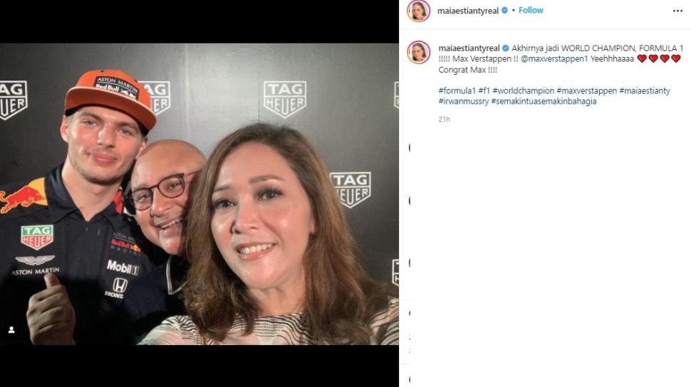 Momen kebersamaan Max Verstappen