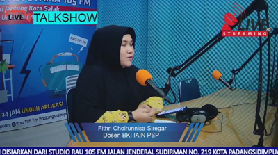 Talkshow IAIN ~ Ketahanan Keluarga Generasi Millenial ( Fithri Choirunnisa Siregar )