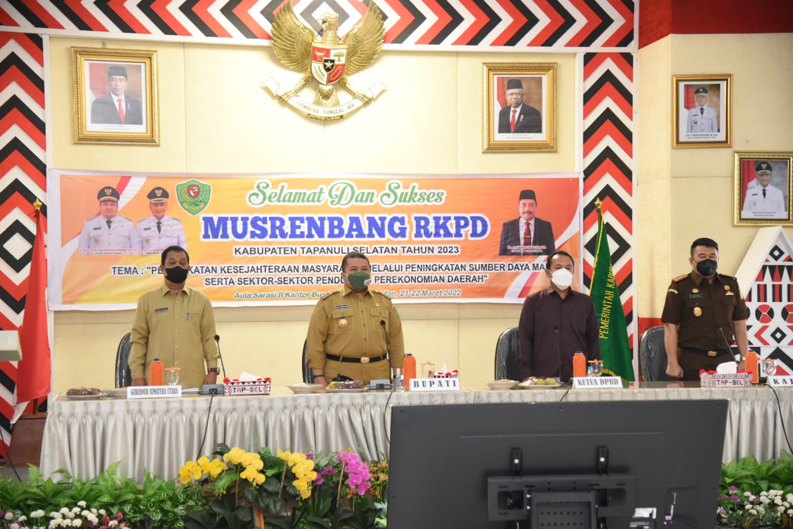 Buka Musrenbang RKPD Tapsel 2023, Bupati Minta Jajaran Fokus ke Program Prioritas