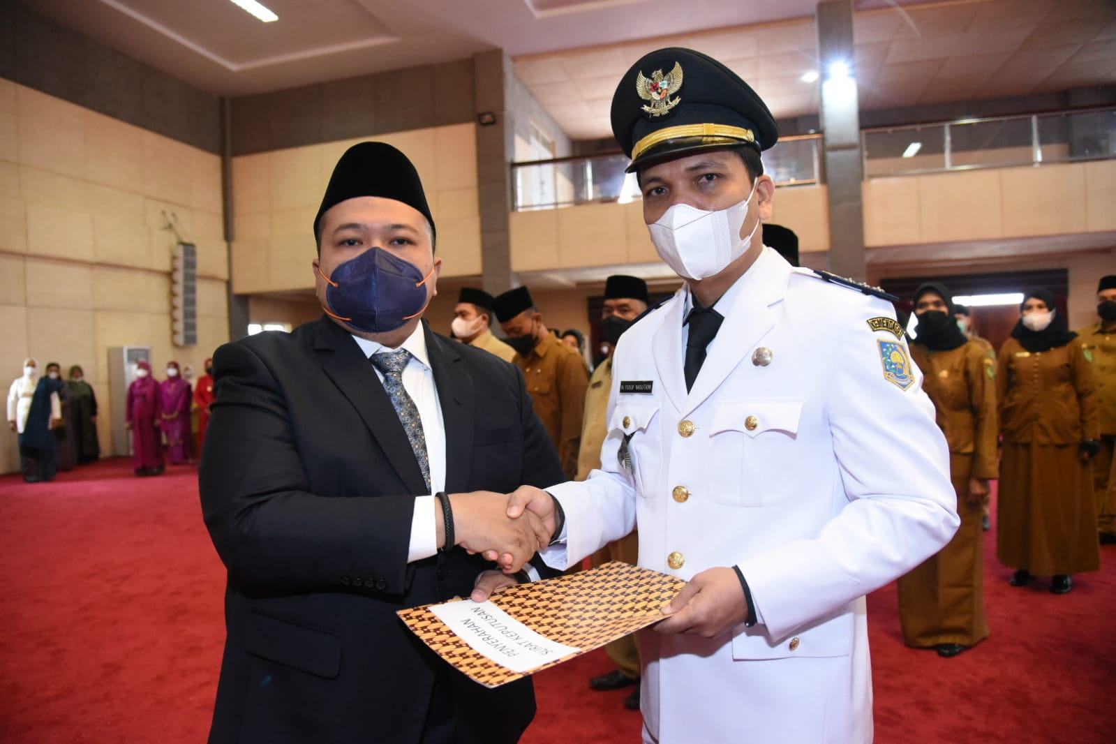 Bupati Tapsel Lantik 66 Pejabat Administrator, Pengawas dan Kepala Sekolah