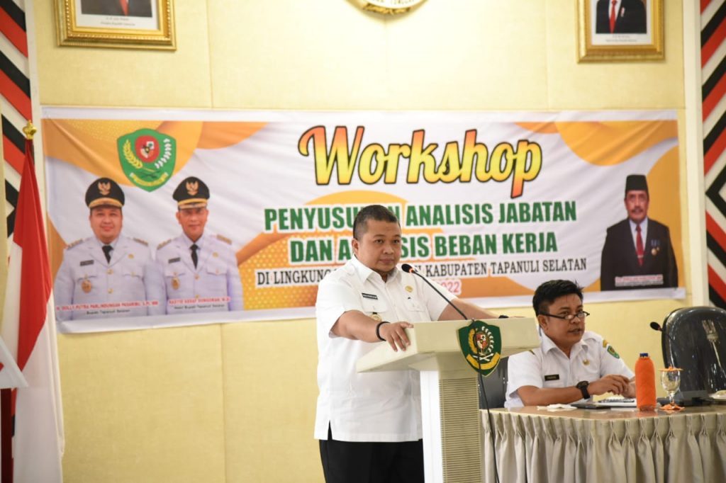 Bupati Tapsel : Analisis Jabatan Bagi ASN Penting Dalam Wujudkan Tata Kelola Pemerintahan yang Baik