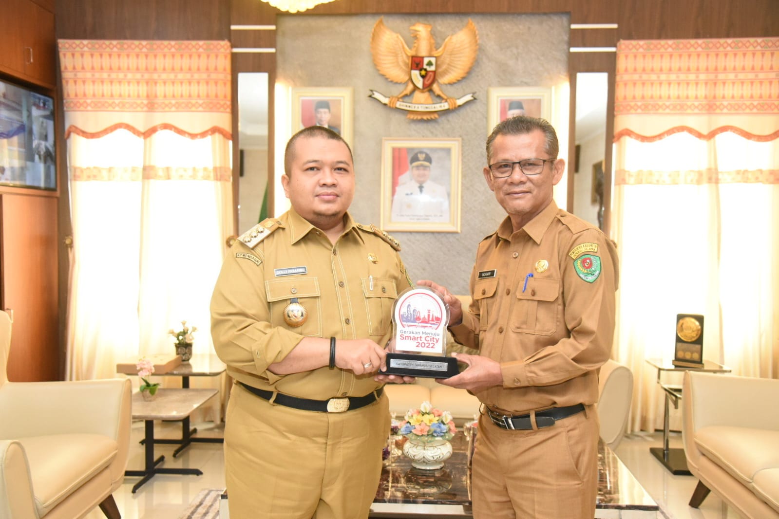 Pertama Kali, Tapsel Raih Penghargaan dari Kementerian Kominfo RI Kategori Master Plan Smart City