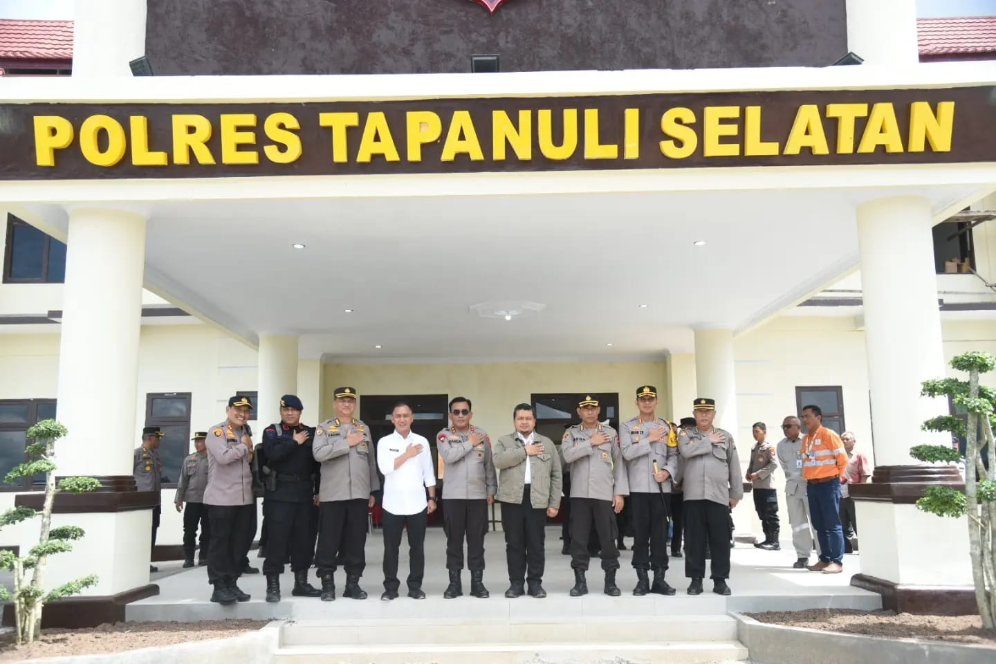 Kapoldasu Kembali Apresiasi Pemkab Tapsel Atas Bantuannya Terhadap Pembangunan Mapolres