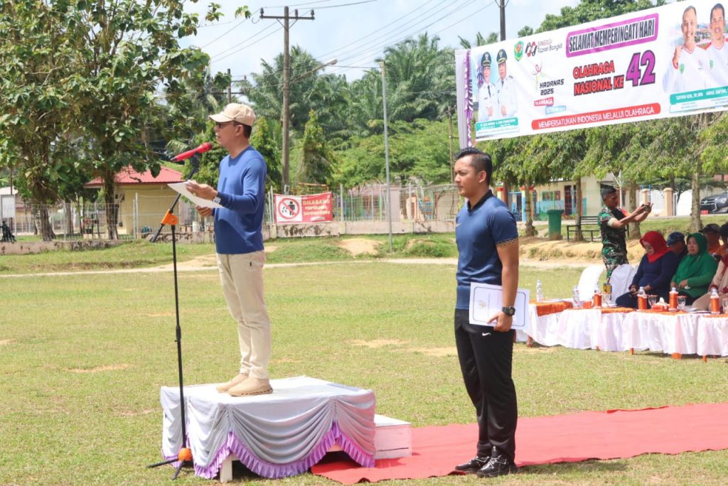 Hadiri Peringatan HAORNAS ke-42 di Batang Toru, Bupati Tapsel: “Olahraga Satukan Kita