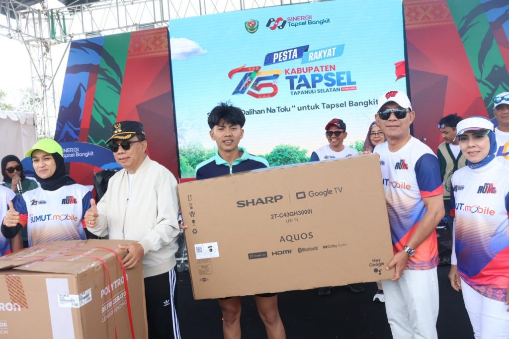 Fun Run 5K & 10K Meriahkan Hari Jadi ke-75 Tapsel Lebih dari 5.000 Peserta Tumpah Ruah di Sipirok