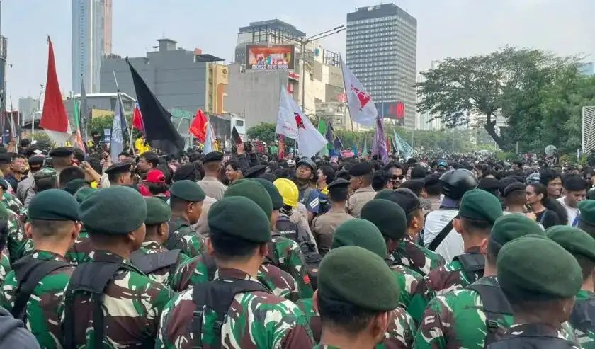Kapuspen TNI Sebut Pengerahan Prajurit Saat Demo di Jakarta Atas Permintaan Kepolisian