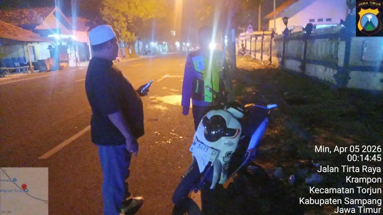 Tabrakan Truk vs Motor di Sampang, Seorang Pemotor Tewas di Tempat