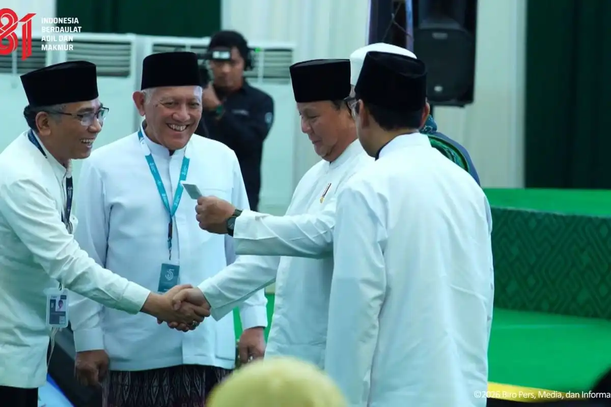 Prabowo Akhirnya Terima Kartu Anggota NU, Berlaku Seumur Hidup