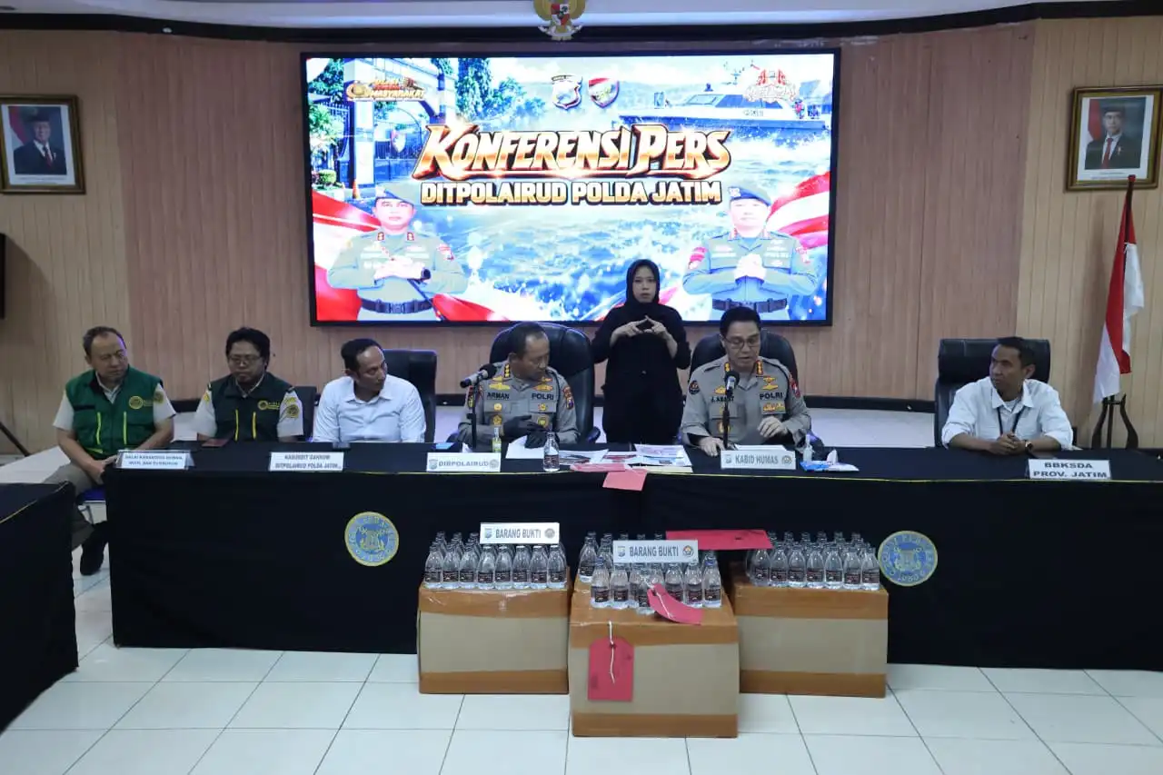 Ungkap 4 Kasus, Ditpolairud Polda Jatim Amankan Satwa Dilindungi hingga 1.000 Liter Solar