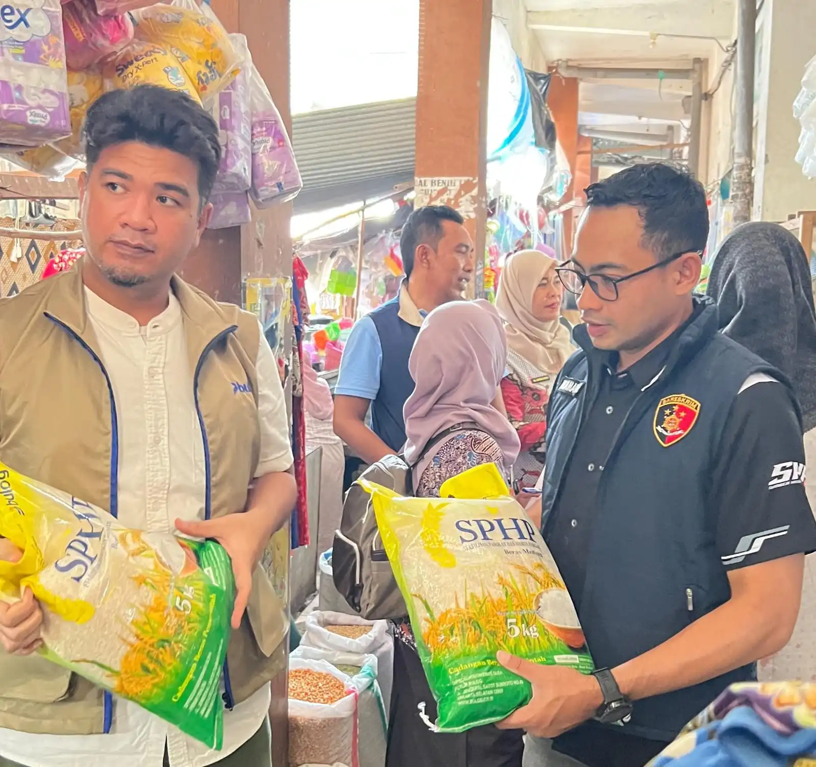 Satgas Pangan Polres Sampang Cek Harga Beras, Stok dan Harga Masih Aman