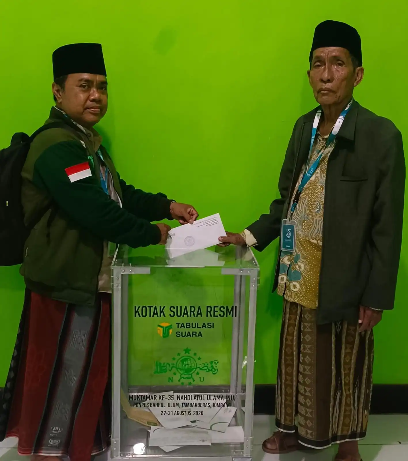 Muktamar ke-35 NU, PCNU Sampang Serahkan Usulan AHWA Bersegel