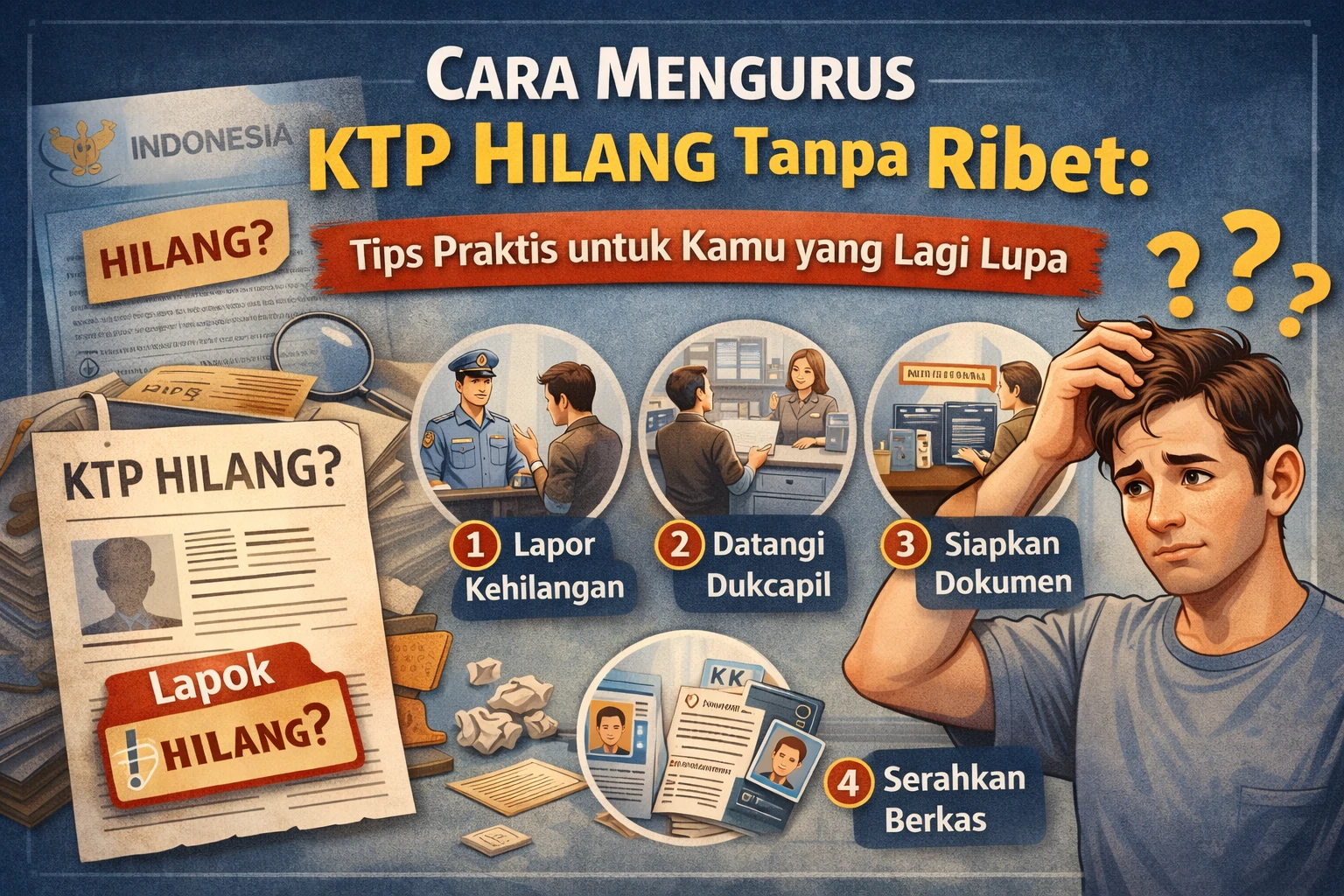 Cara Mengurus KTP Hilang Tanpa Ribet: Panduan Resmi dan Aman