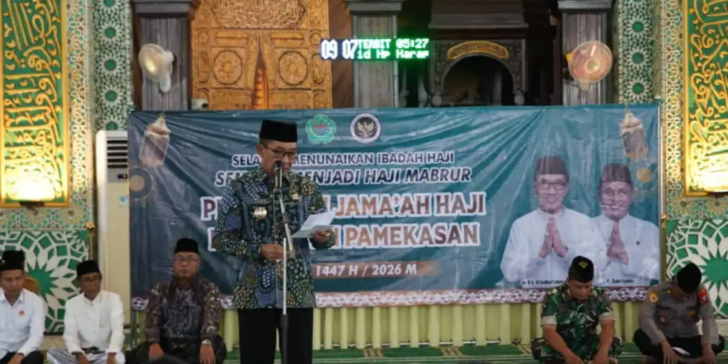 Bupati Pamekasan Lepas 1.384 CJH: Semoga Semuanya Mendapatkan Haji Mabrur