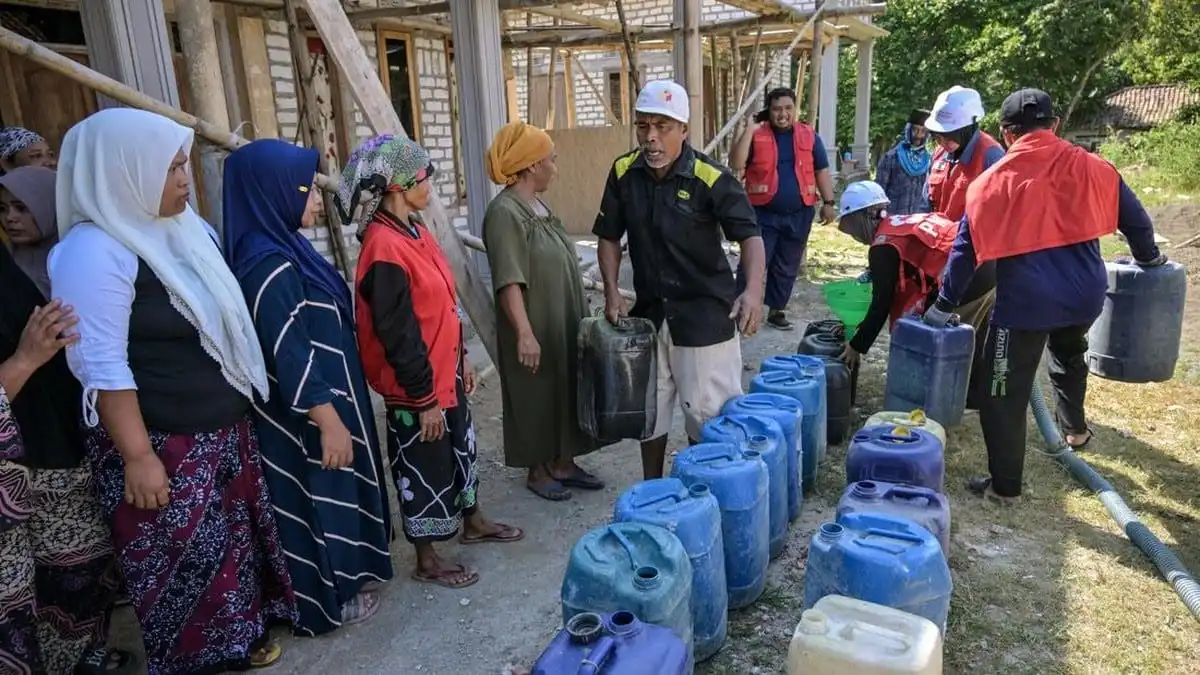 19 Desa di Bangkalan Terdampak Kekeringan, Warga Bergantung Bantuan Air Bersih dari Pemerintah