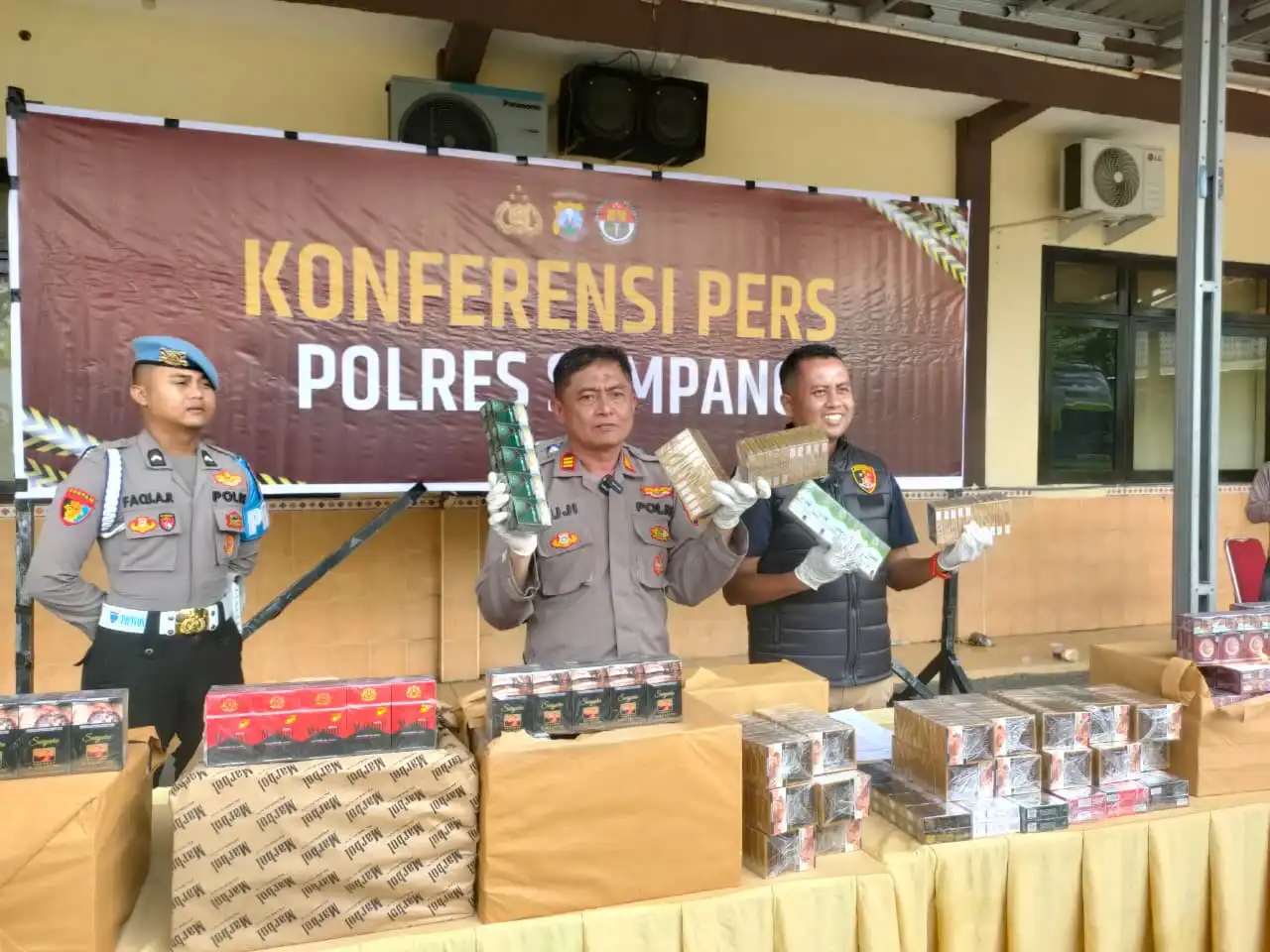 Polisi Gagalkan Penyelundupan Rokok Ilegal 1,68 Juta Batang, Kerugian Negara Ditaksir Rp2 Miliar