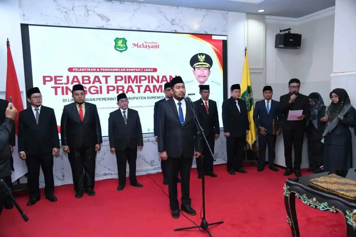 Empat Pejabat Baru Sumenep Dilantik, Bupati Fauzi Titip Sejumlah PR Penting