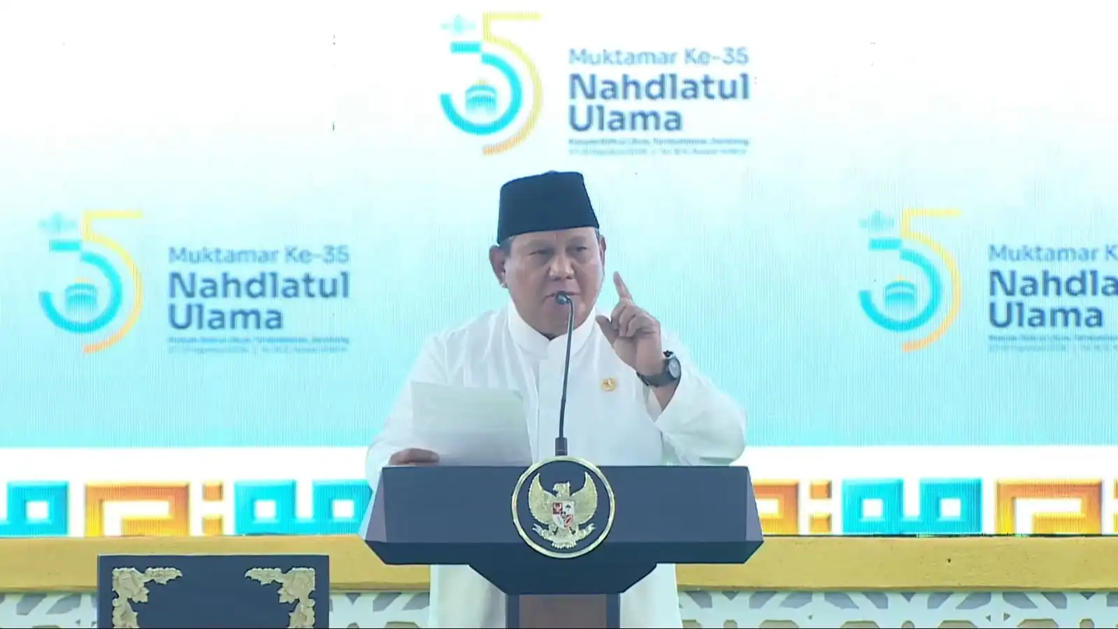 Prabowo Minta Jasa Ulama dan Kiai Kampung Tak Dilupakan
