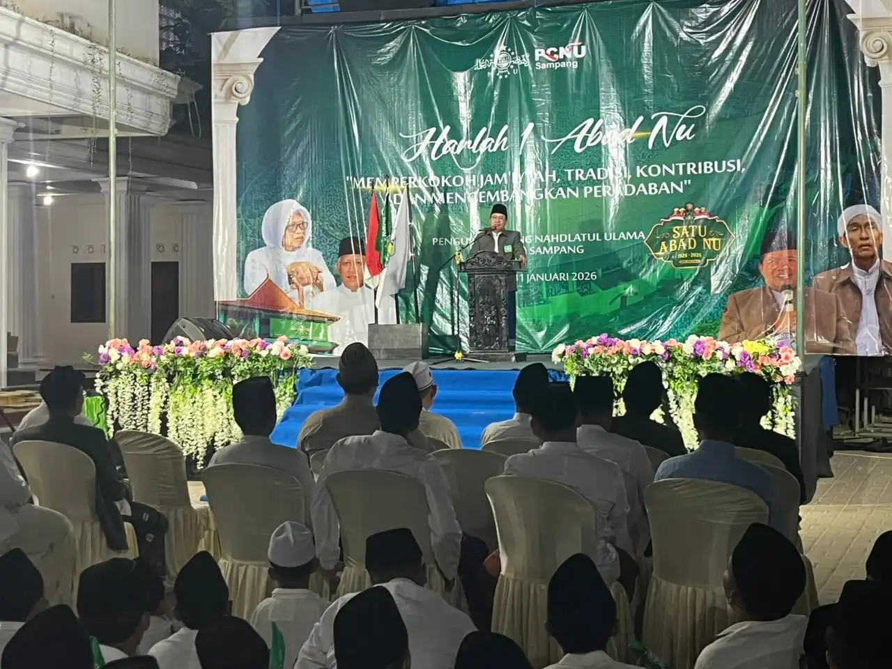 Rayakan Satu Abad NU Versi Masehi, PCNU Sampang Gelar Tasyakuran dan Penabuhan Bedug Sakral