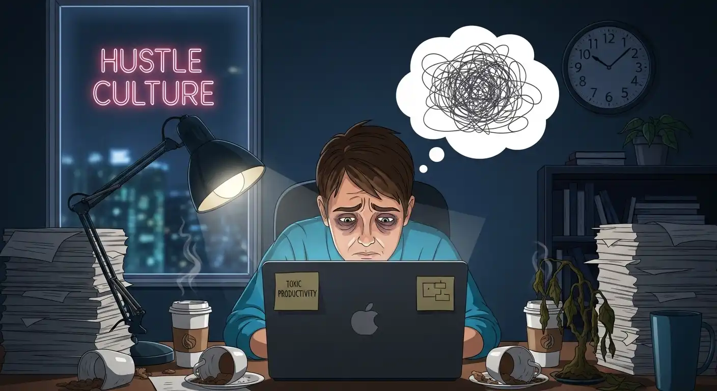 Hustle Culture dan Burnout: Kenapa Generasi Sekarang Mudah Lelah Mental