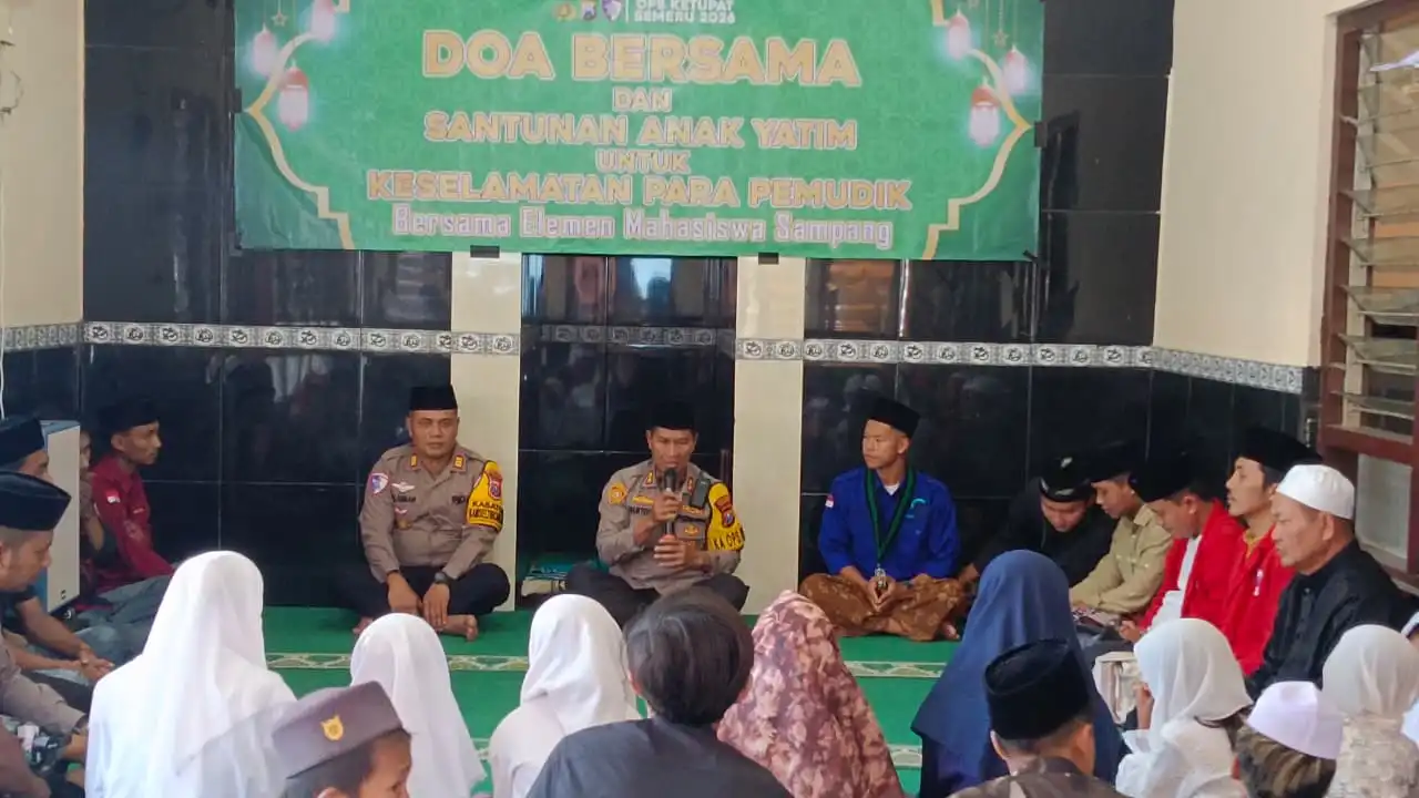 Fokus Keselamatan Mudik, Kapolres Sampang Ingatkan Pengendara Jaga Kondisi Fisik