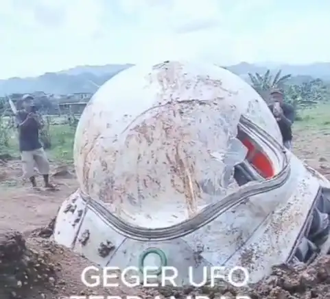 Geger UFO Jatuh di Madura: Polisi: Tidak Ada, Itu Teaser Film!