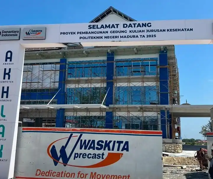 Target Selesai Juni, Proyek Gedung Poltera Senilai Rp59 Miliar Baru Capai 85 Persen