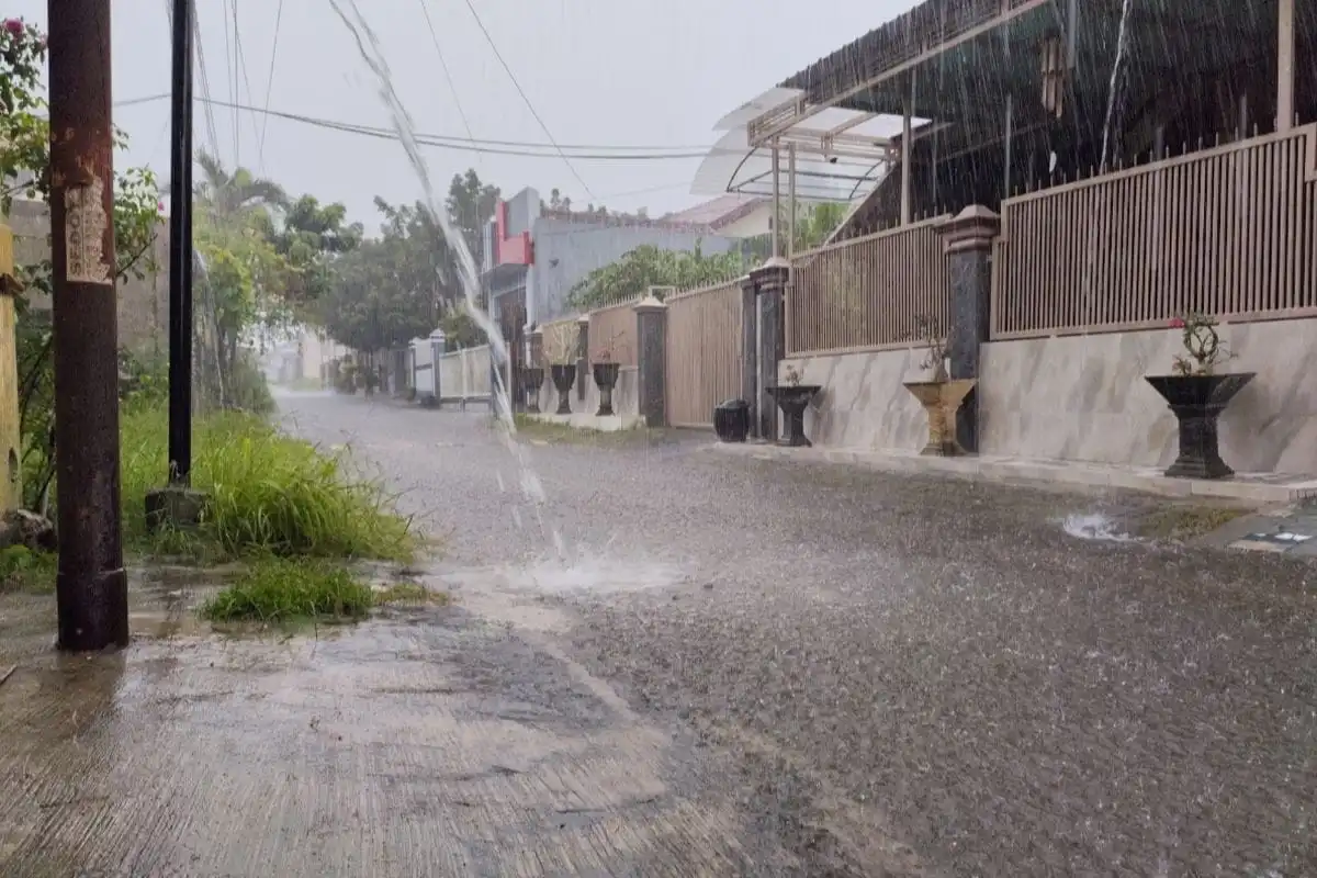 4 Desa di Bangkalan Diguyur Hujan, BPBD Imbau Masyarakat Waspada Angin Kencang