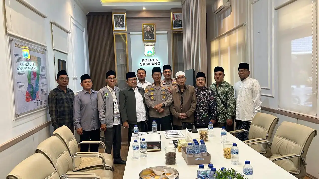  Temui Kapolres, PCNU Sampang Bahas Program Pesantren Ramah Anak